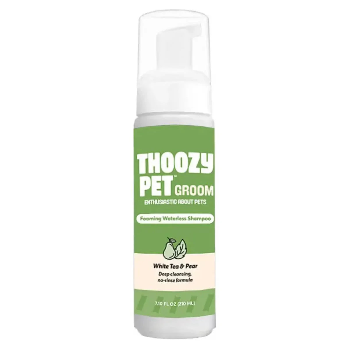 ThoozyPet Foaming Waterless Shampoo in White Tea & Pear 7.10oz - Talis Us