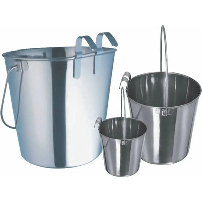 ThoozyPet Heavy Duty Flat Sided Pail with Two Hooks - Talis Us