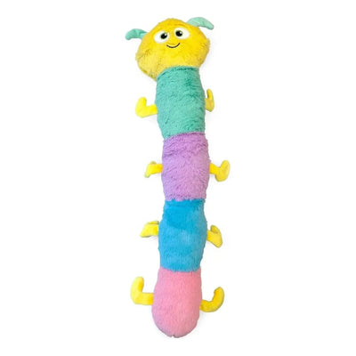 ThoozyPet Multi - Squeaker Caterpillar Plush Dog Toy 21" - Talis Us