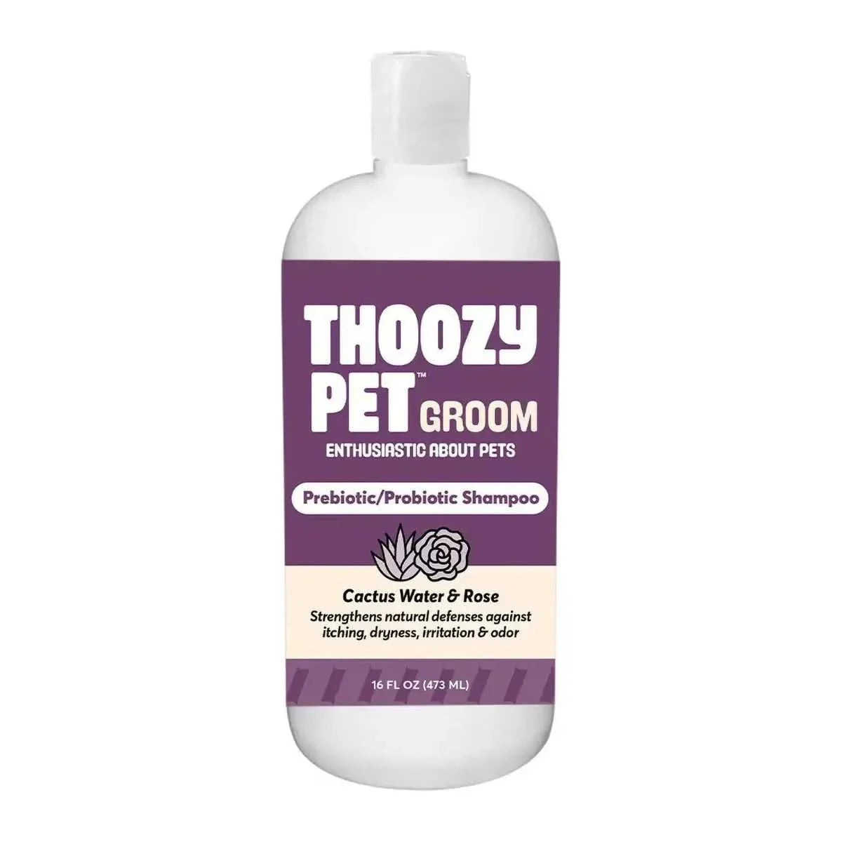 ThoozyPet Prebiotic/ Probiotic Shampoo Cactus Water & Rose 16oz - Talis Us