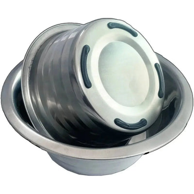 ThoozyPet Standard Feeding Dishes with Silver Stripe - Talis Us