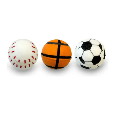 ThoozyPet Tennis Ball Assorted (Baseball / Basketball / Soccer) Fetch Dog Toy 2.5" - Talis Us
