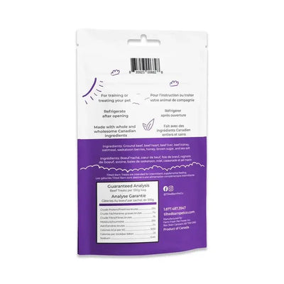 Tilted Barn Pet Beef & Saskatoon Berry Recipe Soft & Chewy Dog Treats 3.53oz - Talis Us