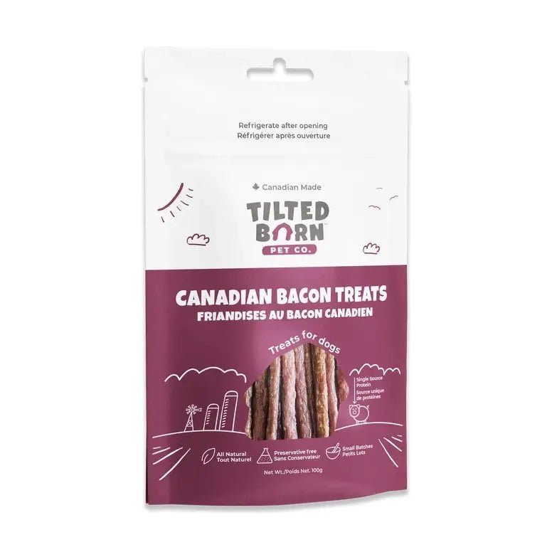 Tilted Barn Pet Canadian Bacon Recipe Dog Treats 3.53oz - Talis Us