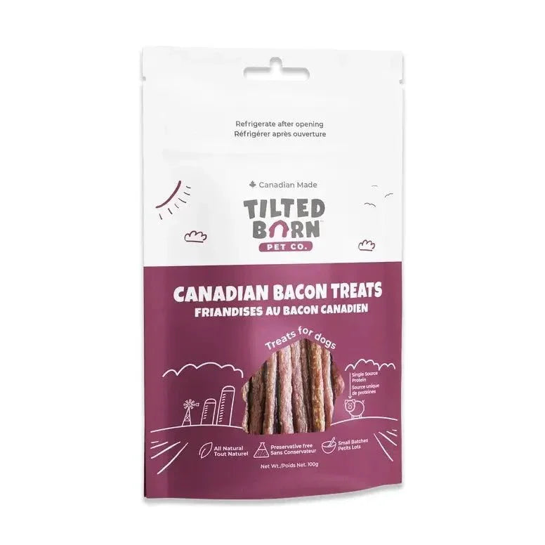 Tilted Barn Pet Canadian Bacon Recipe Dog Treats 3.53oz - Talis Us