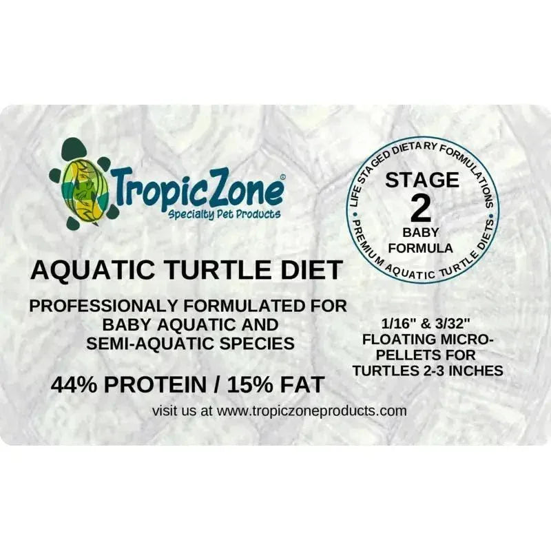 TropicZone Aquatic Turtle Diet Stage - 2 Baby Formula - Talis Us