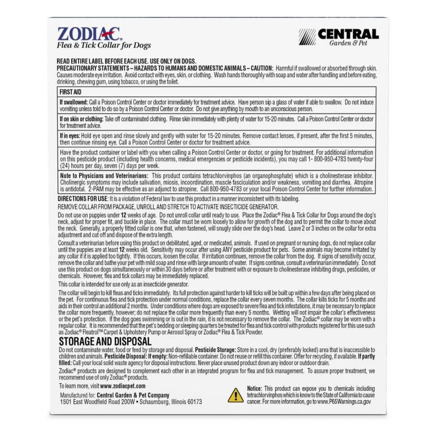 Zodiac Flea and Tick Collar for Dogs