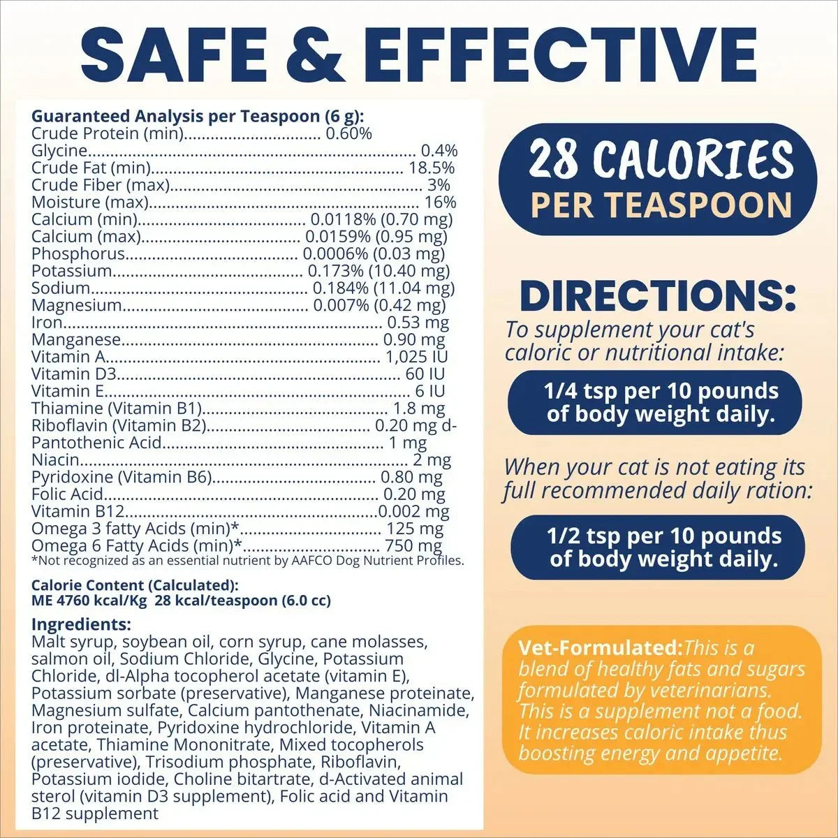 Under the Weather Ready Cal Plus w Electrolyes Squeezable for Cats 3.5oz - Talis Us