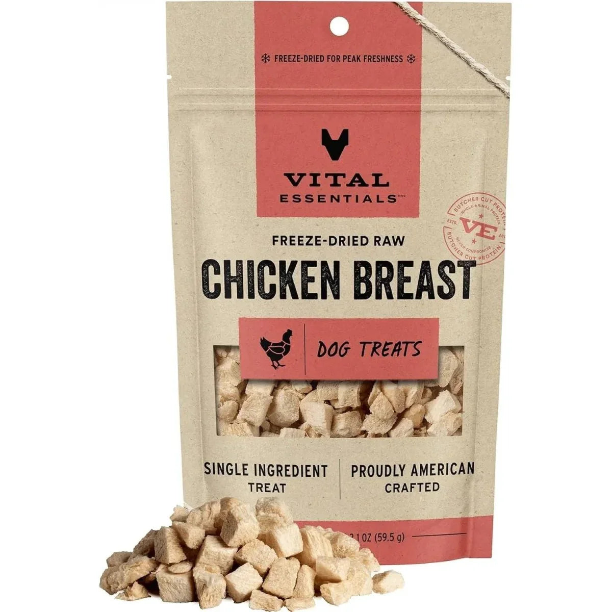 Vital Essentials® Freeze - Dried Raw Chicken Breast Dog Treats - Talis Us