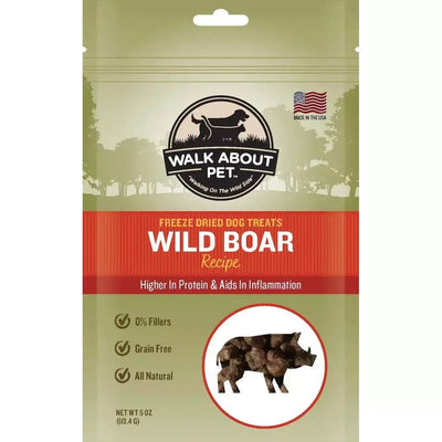 Walk About Pet Wild Boar Freeze Dried Dog Treat - Talis Us