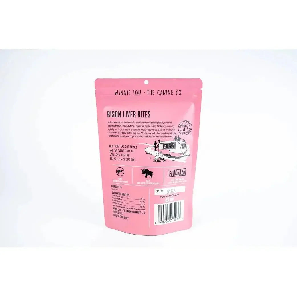Winnie Lou Bison Liver Bites Dog Treats - Talis Us
