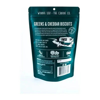 Winnie Lou Greens & Cheddar Pretzels Dog Treats 4 oz - Talis Us