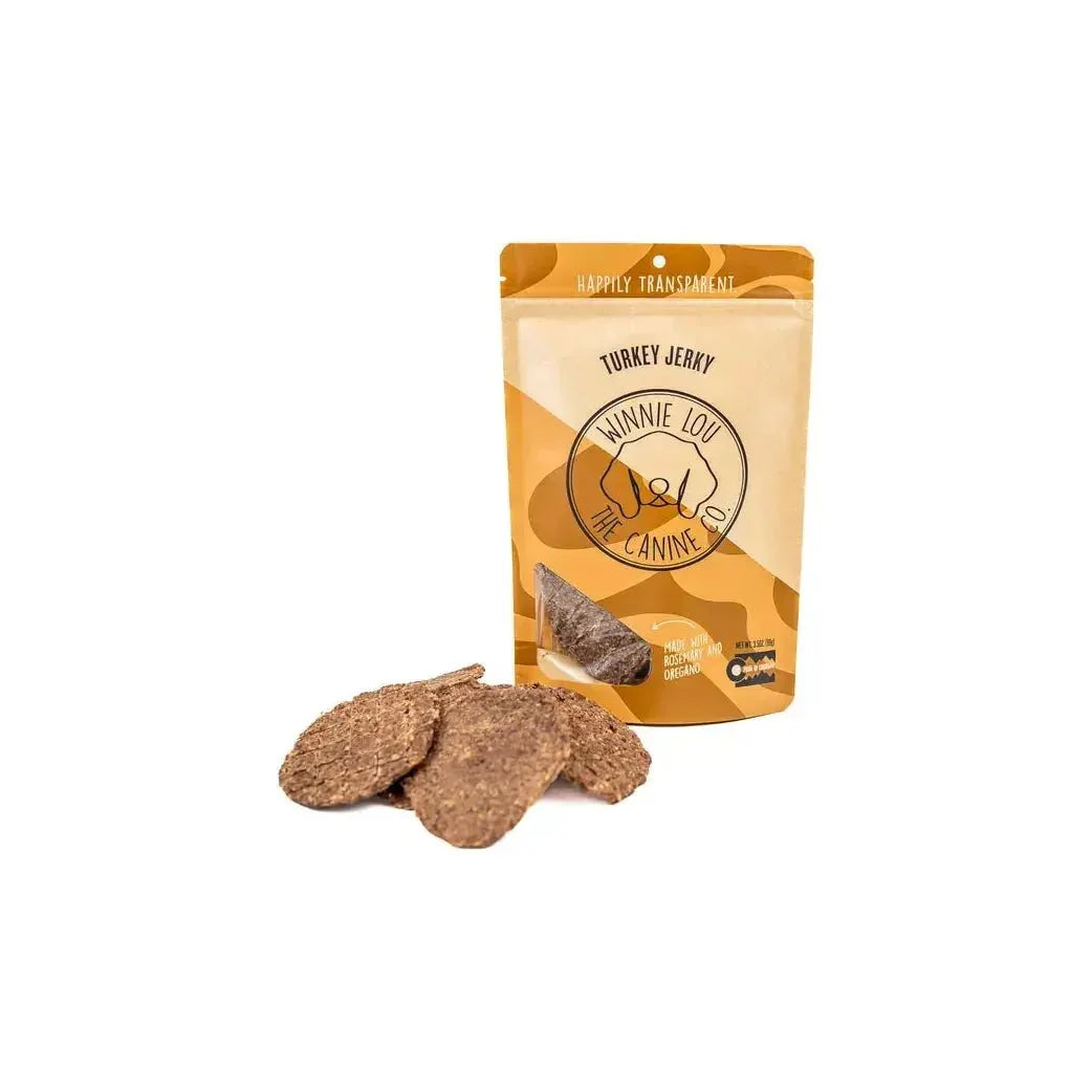 Winnie Lou Turkey Jerky Dog Treats 4.8 oz - Talis Us