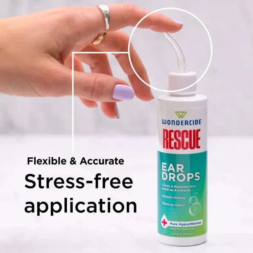 Wondercide Rescue - Ear Drops for Pets - Cleans and Removes Wax 4oz - Talis Us