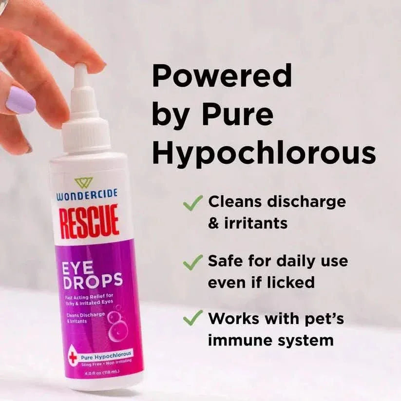 Wondercide Rescue Eye Drops for Dogs & Cats 4oz - Talis Us