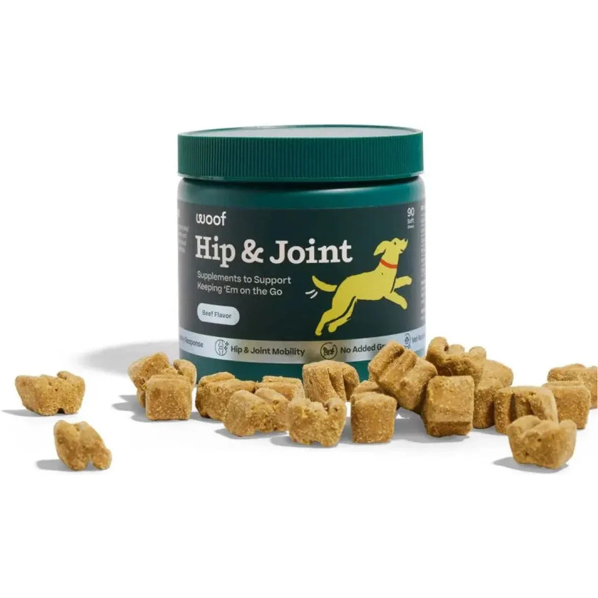 Woof Hip & Joint Beef Flavored Chew Hip & Joint Supplement for Dogs - Talis Us
