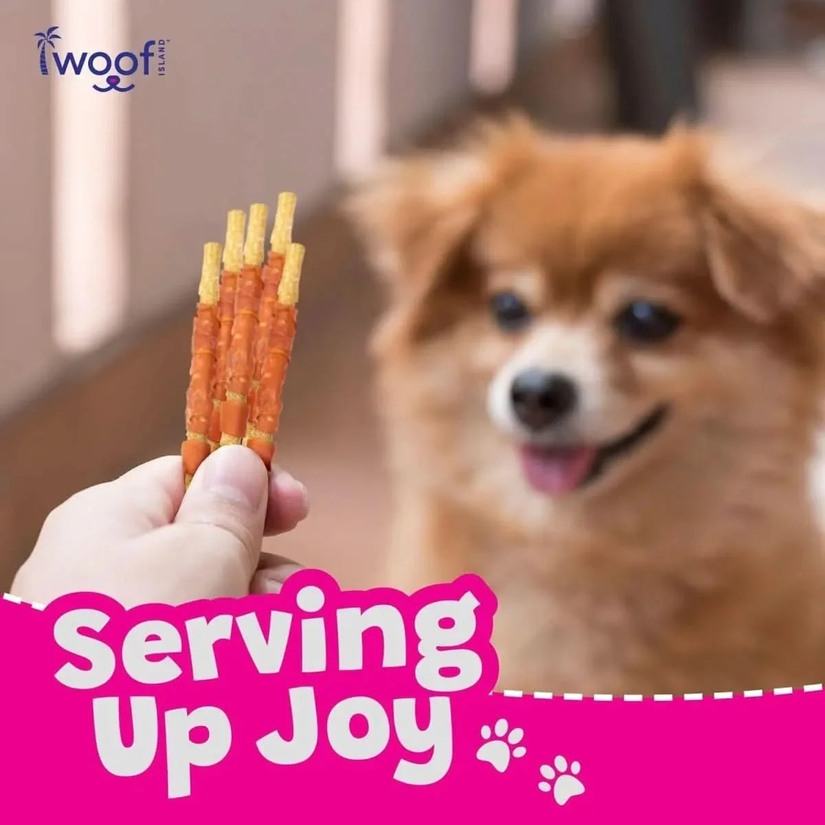 Woof Island Healthy Rawhide Free Coconut and Chicken Chews for Dogs - Talis Us