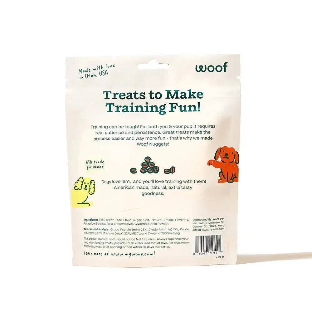 Woof Pet Love Nuggets Beef Training Treats - Talis Us