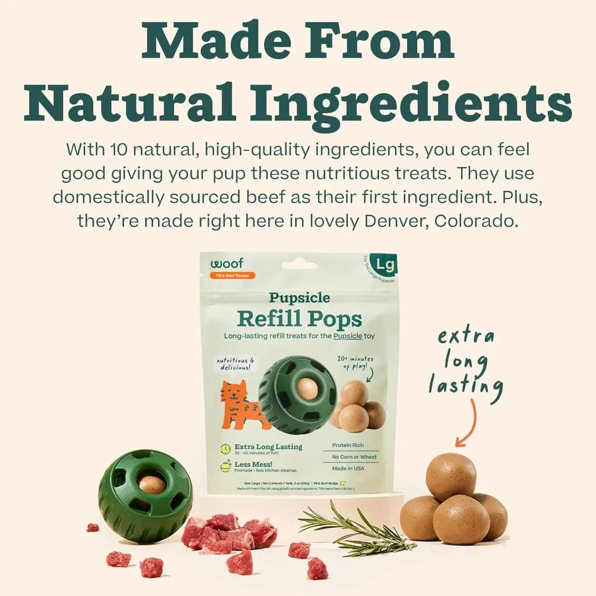 Woof Pet Pupsicle Pops Long Lasting Treats for the Pupsicle - Talis Us