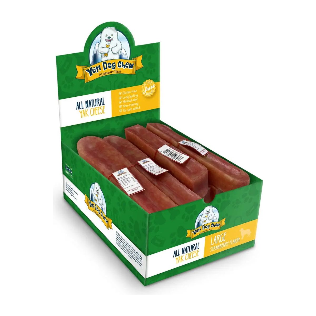 Yeti Dog Chews Yak Milk Cheese Large Chews Dog Treats - Talis Us
