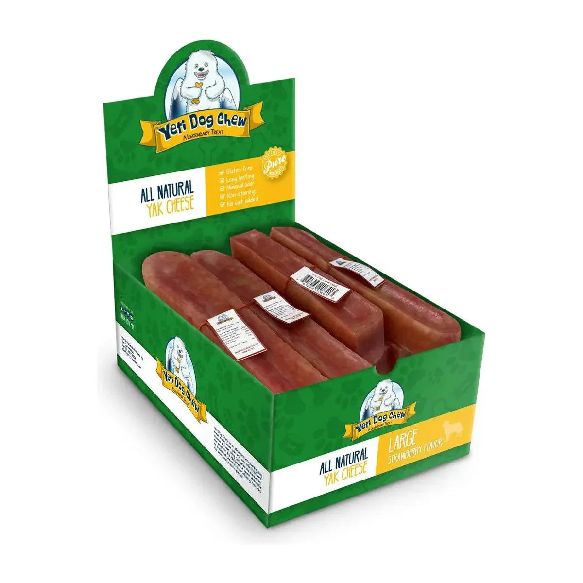 Yeti Dog Chews Yak Milk Cheese Large Chews Dog Treats - Talis Us