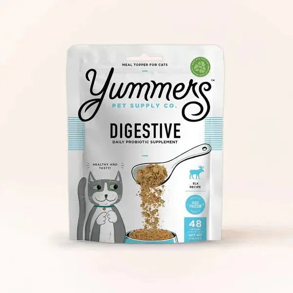 Yummers Digestive Aid Elk Supplement Mix in for Cats Food Topper, 4 oz. - Talis Us