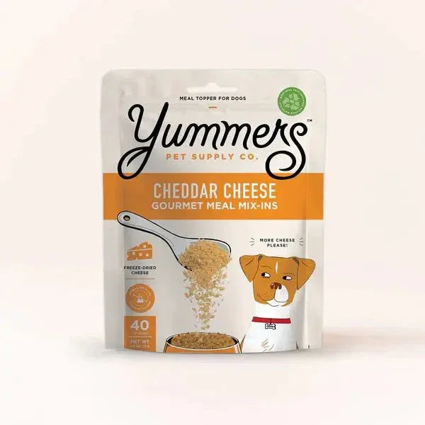 Yummers Freeze Dried Cheddar Cheese Gourmet Meal Mix in for Dogs Food Topper, 2.5 oz - Talis Us