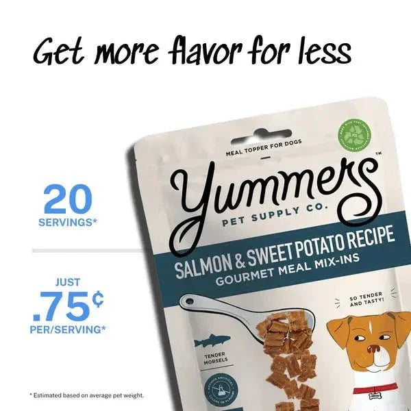 Yummers Salmon & Sweet Potato Recipe Gourmet Meal Mix in for Dogs Food Topper, 5 oz. - Talis Us