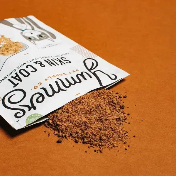 Yummers Skin & Coat Aid Beef Supplement Mix in for Cats Food Topper, 4 oz - Talis Us