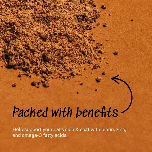 Yummers Skin & Coat Aid Beef Supplement Mix in for Cats Food Topper, 4 oz - Talis Us
