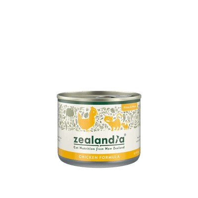 Zealandia Chicken Wet Kitten Food in a Can for Balanced Nutrition and Growth