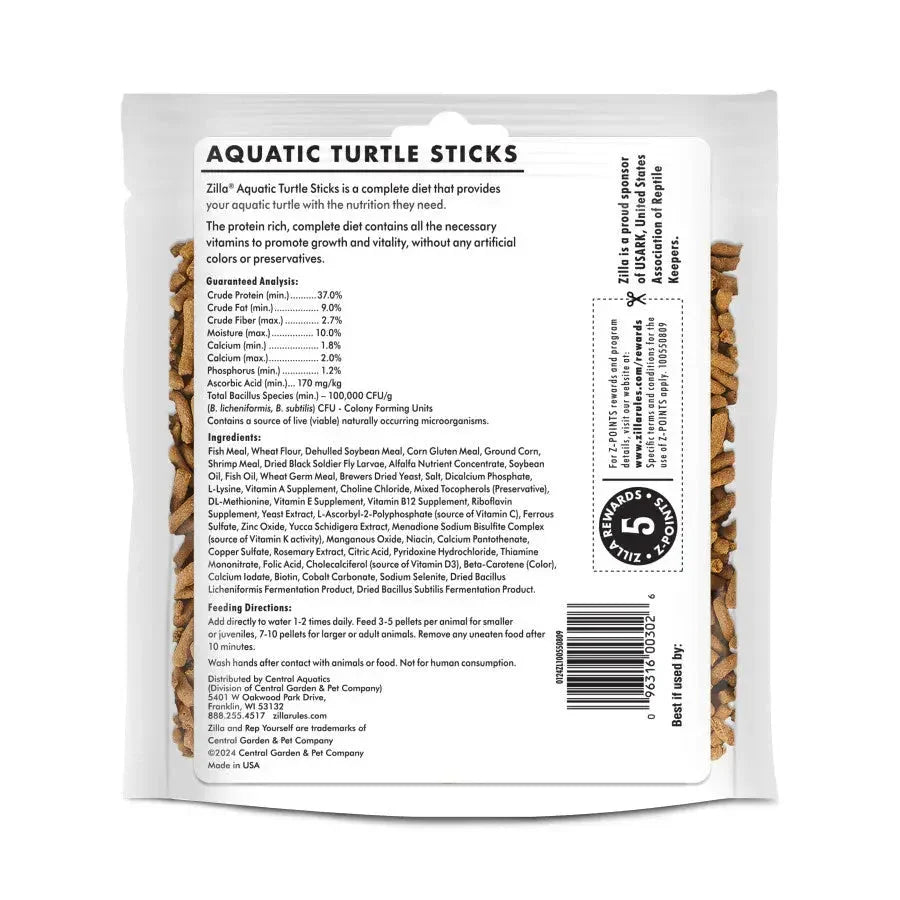 Zilla Aquatic Turtle Sticks 4.5 oz - Talis Us