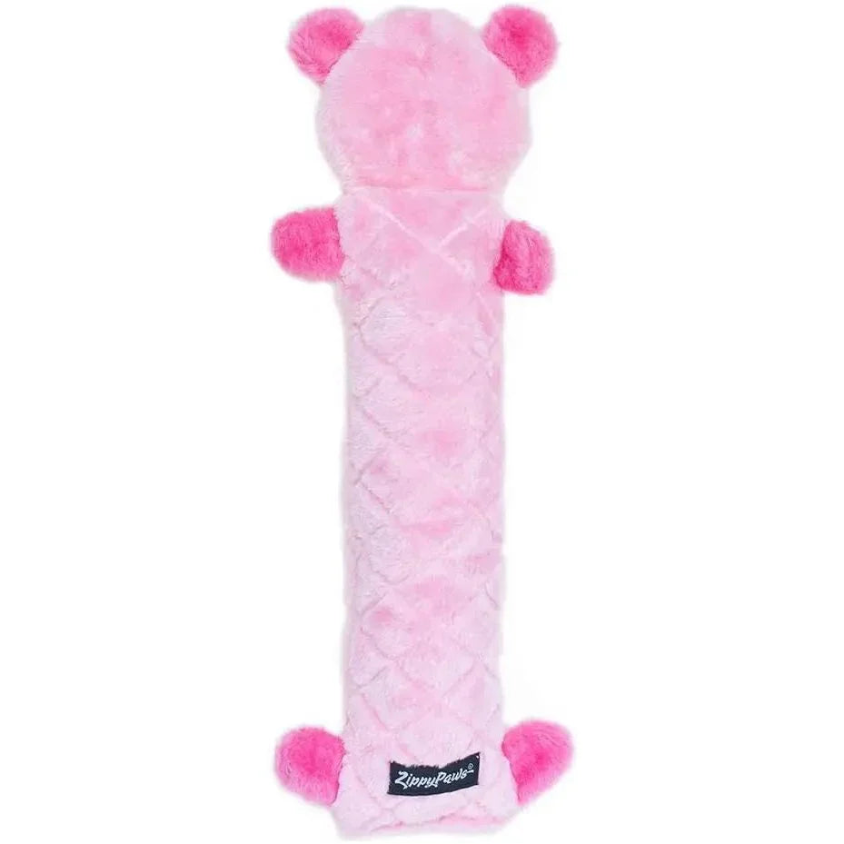 ZippyPaws Jigglerz Pink Bear Dog Toys - Talis Us