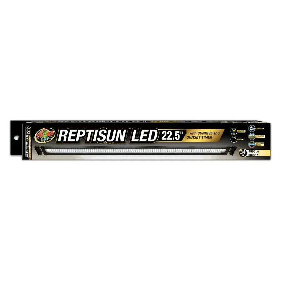 Zoo Med Reptisun LED w/Sunrise & Sunset Timer Terrarium Hood - Talis Us
