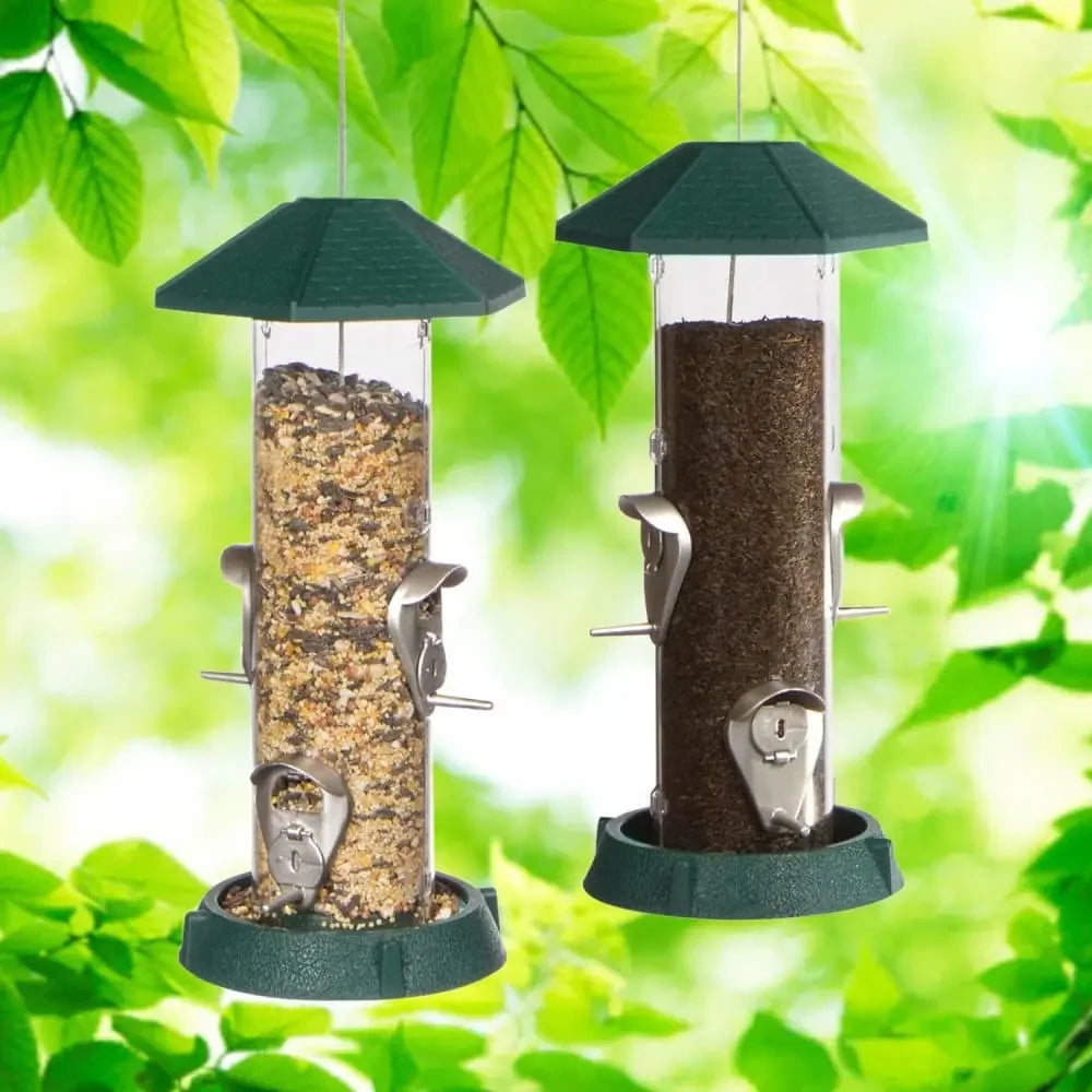2-In-1 Hinged-Port Birdfeeder 4-Perch North States Industries