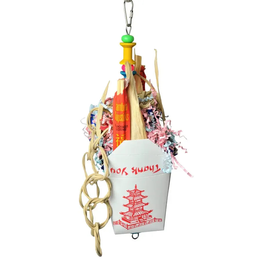 A & E Cages Happy Beaks Chinese Take Out Bird Toy A&E Cage Company