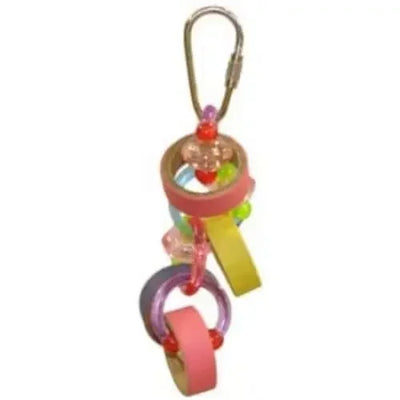 AE Cage Company Happy Beaks Keet Rings Bird Toy A&E Cage Company