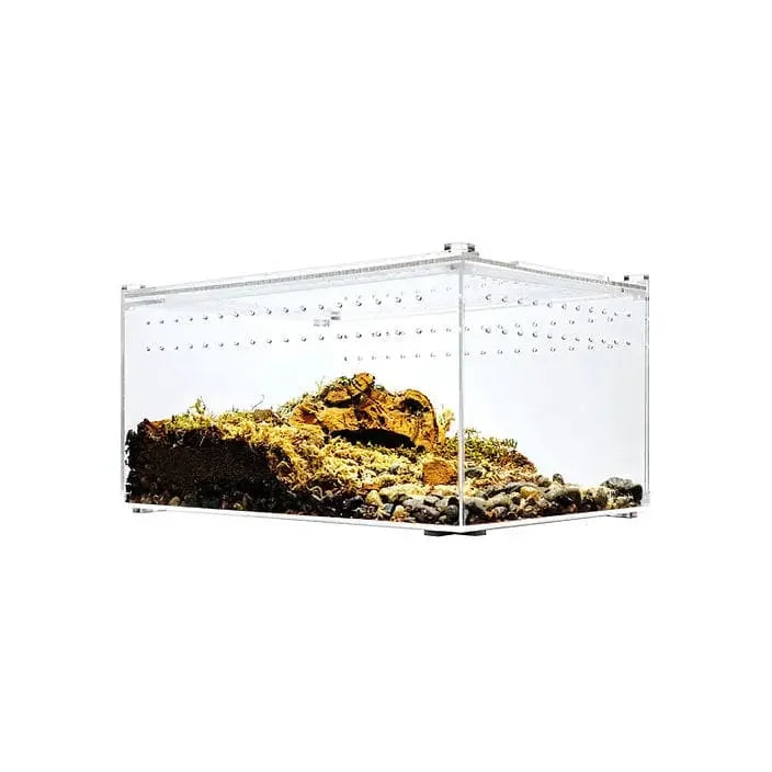 Acrylic Enclosure Clear Top Reptile Breeding Box Terrarium Cage for Insect Tarantulas Amphibians HerpCult