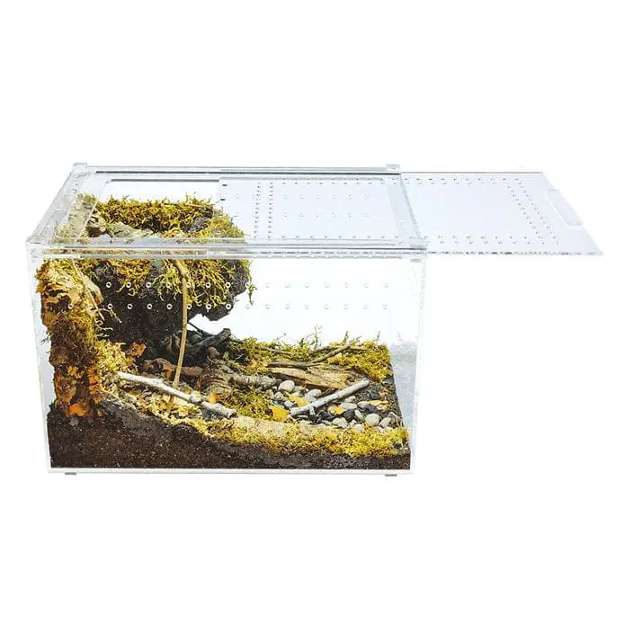 Acrylic Enclosure Large Clear Top Reptile Breeding Box Terrarium Cage for Insect Scorpion Amphibians HerpCult