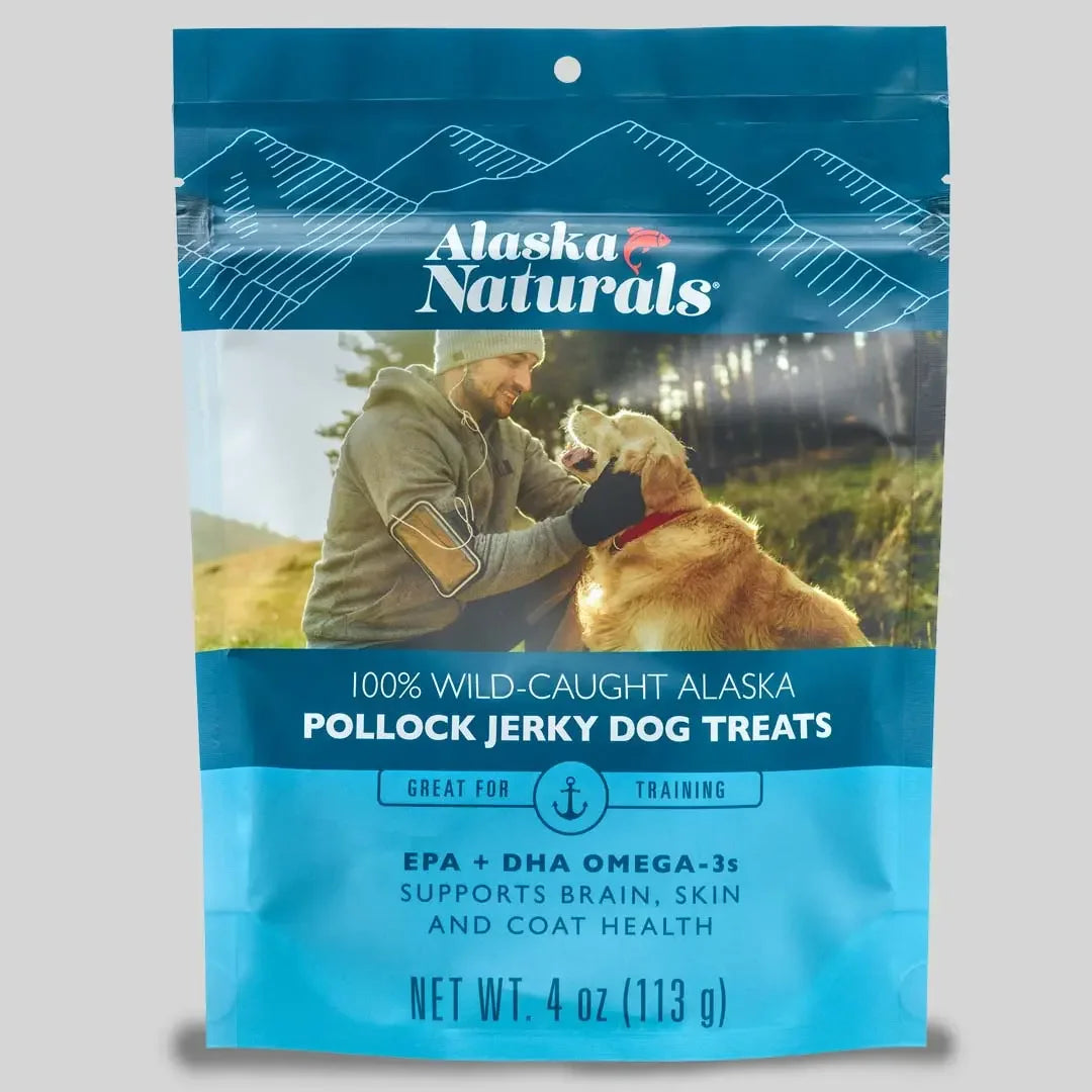 Alaska Naturals Pollock Jerky Dog Treats 4oz Alaska Naturals