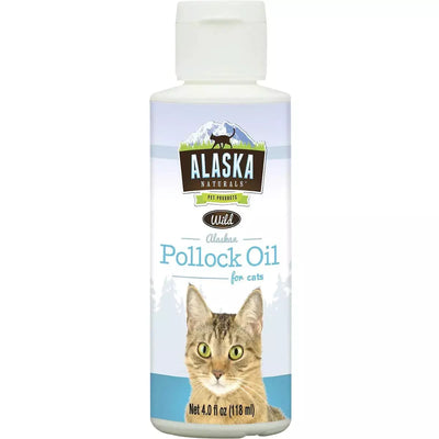 Alaska Naturals Wild Alaskan Pollock Oil Natural Cat Supplement 4oz Alaska Naturals