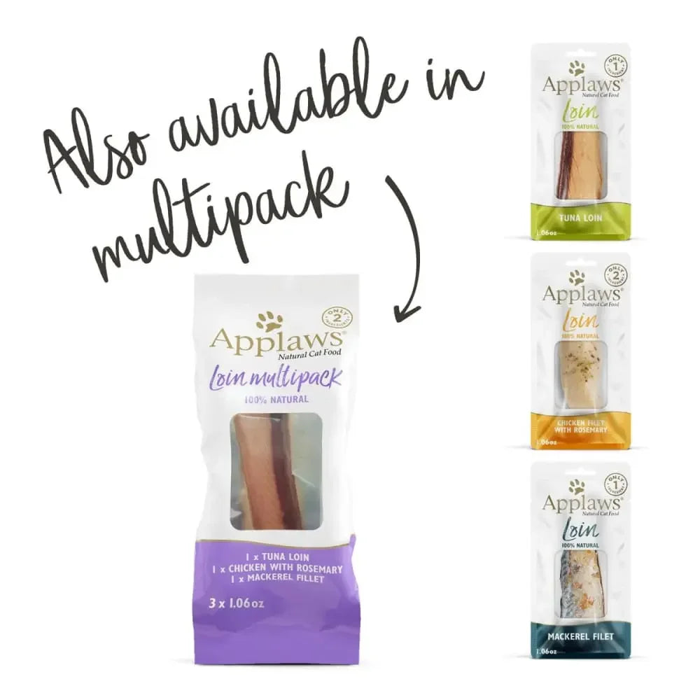 Applaws Natural Cat Treat Tuna 1.06oz Loin 12/cs Applaws