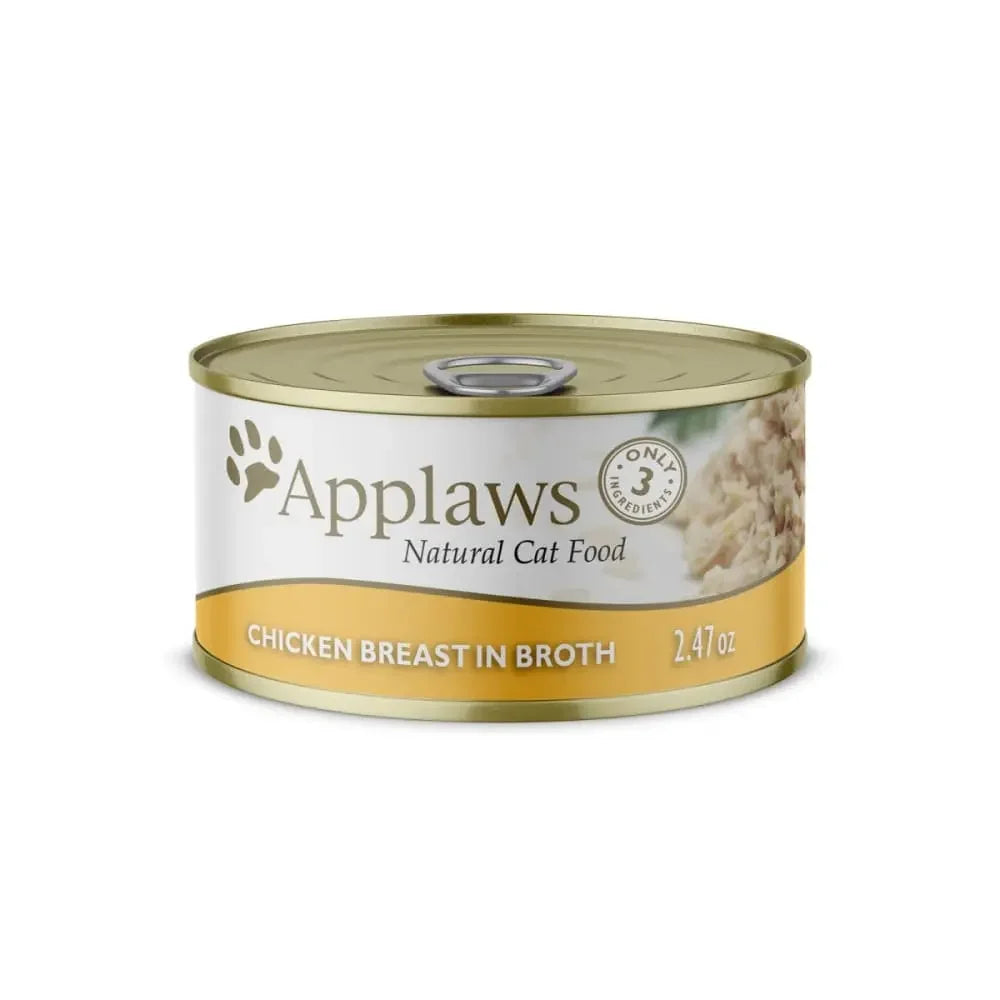 Applaws Natural Wet Cat Food Chicken Breast in Broth 24/cs Applaws
