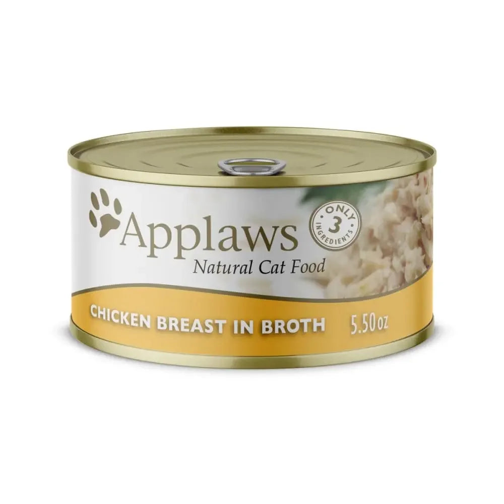 Applaws Natural Wet Cat Food Chicken Breast in Broth 24/cs Applaws