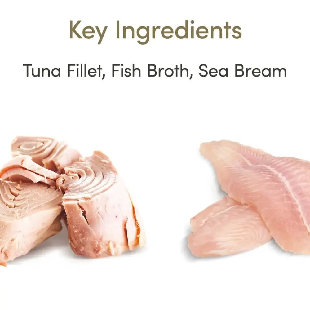 Applaws Natural Wet Cat Food Tuna Fillet with Sea Bream in Broth 2.47oz Pouch 12ct Applaws