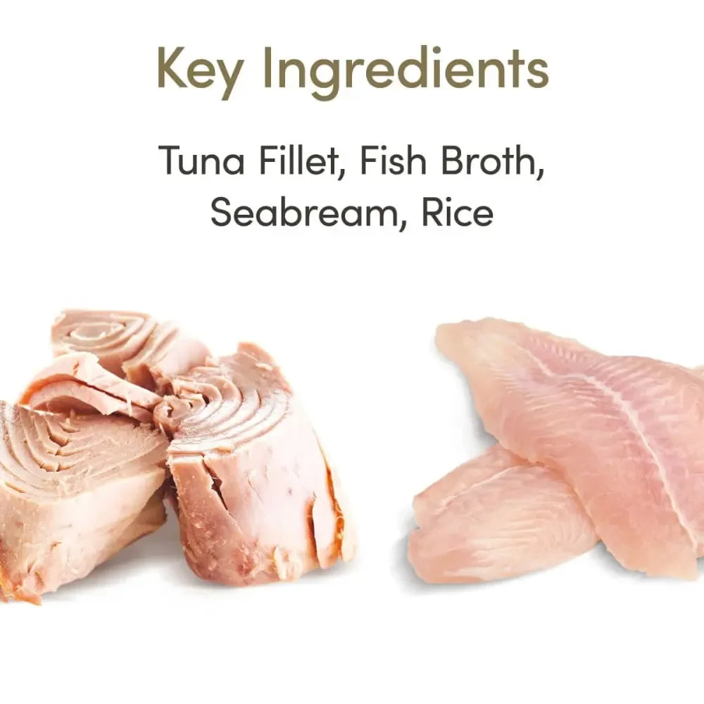 Applaws Natural Wet Cat Food Tuna Fillet with Seabream in Broth 2.12oz Pot 18/cs Applaws