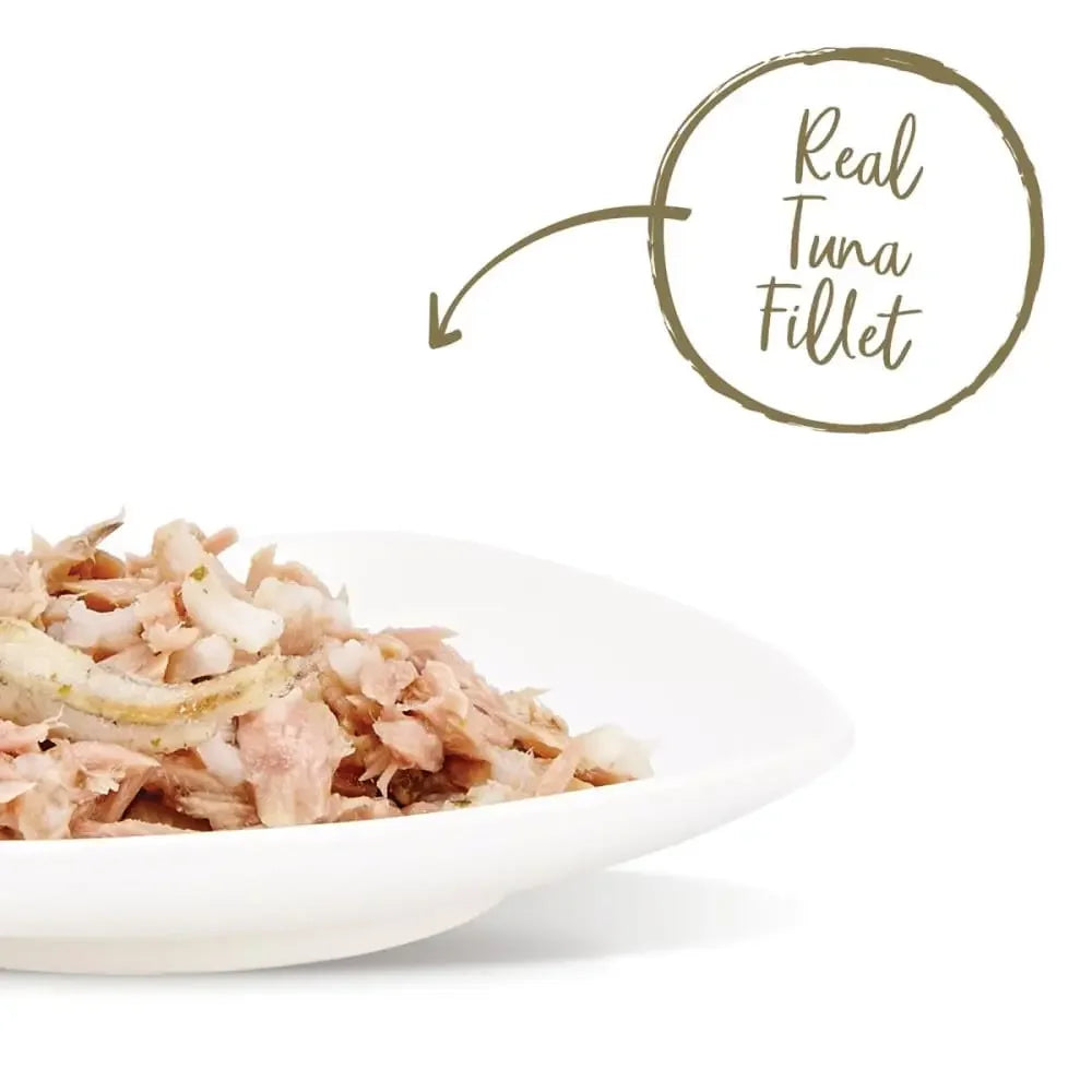 Applaws Natural Wet Cat Food Tuna with whole Anchovy and Seaweed in Broth 2.47oz Pouch 12ct Applaws