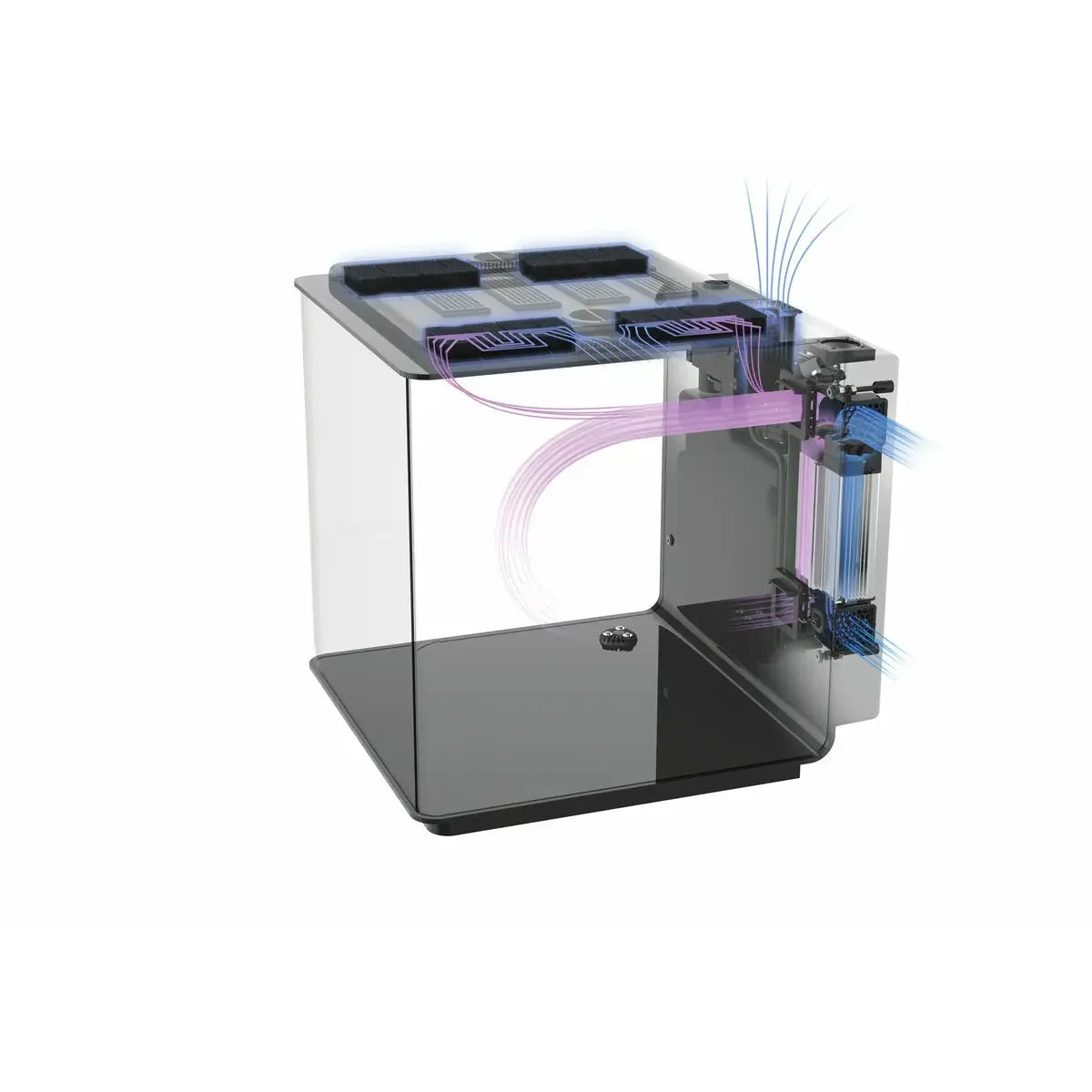 BiOrb Earth 125 Terrarium showcasing its water filtration and circulation system