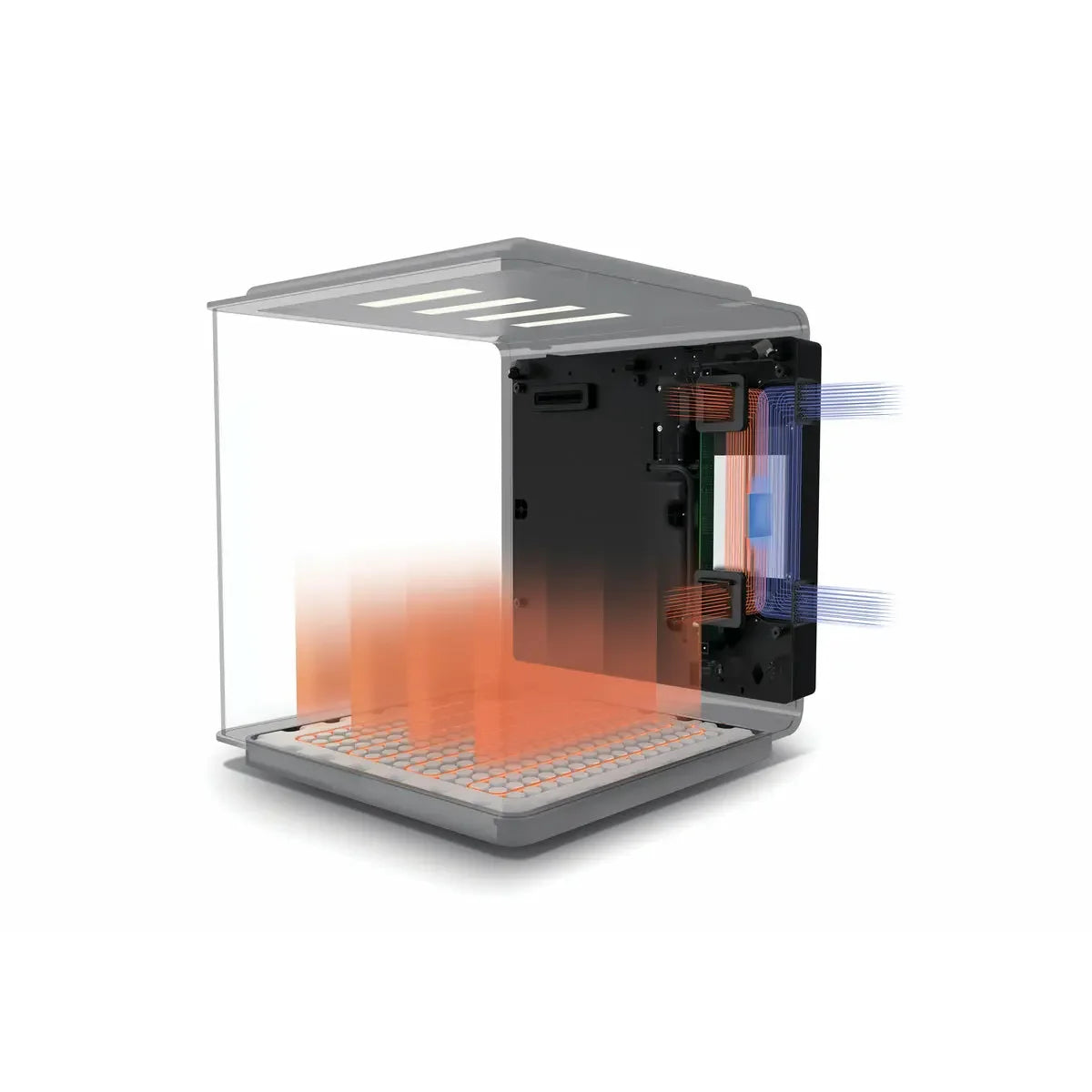 Smart terrarium with advanced climate control features for reptile habitat
