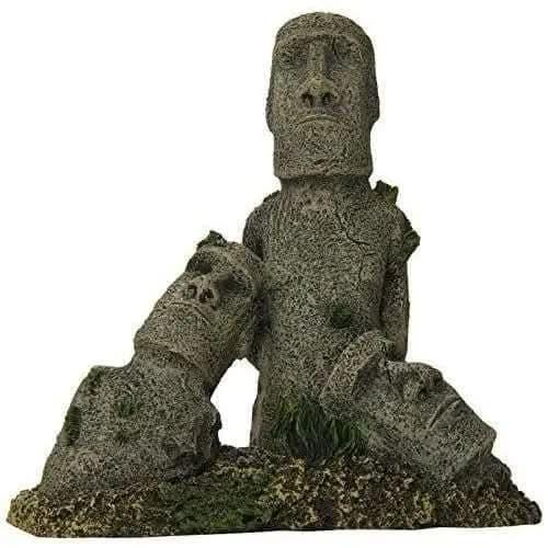 Blue Ribbon Exotic Environments Easter Island Statues Blue Ribbon Pet